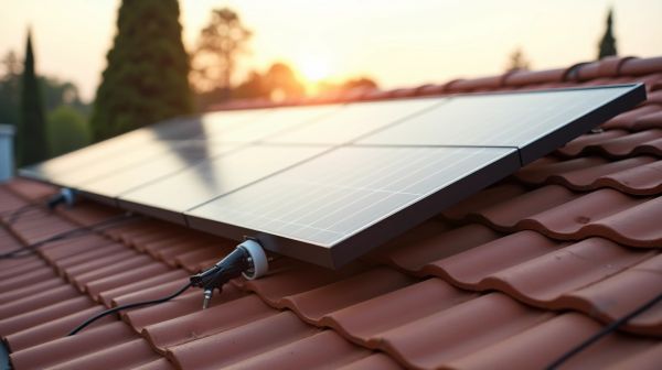 Un panneau solaire photovoltaïque qui s'adapte à votre toit